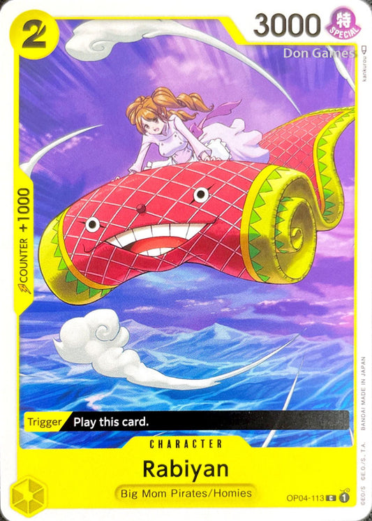 OP04-113 Rabiyan Character Card