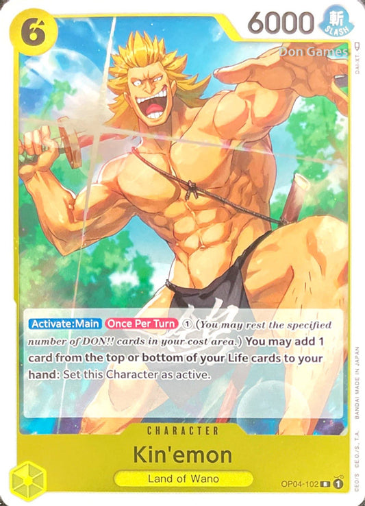 OP04-102 Kin'emon Character Card