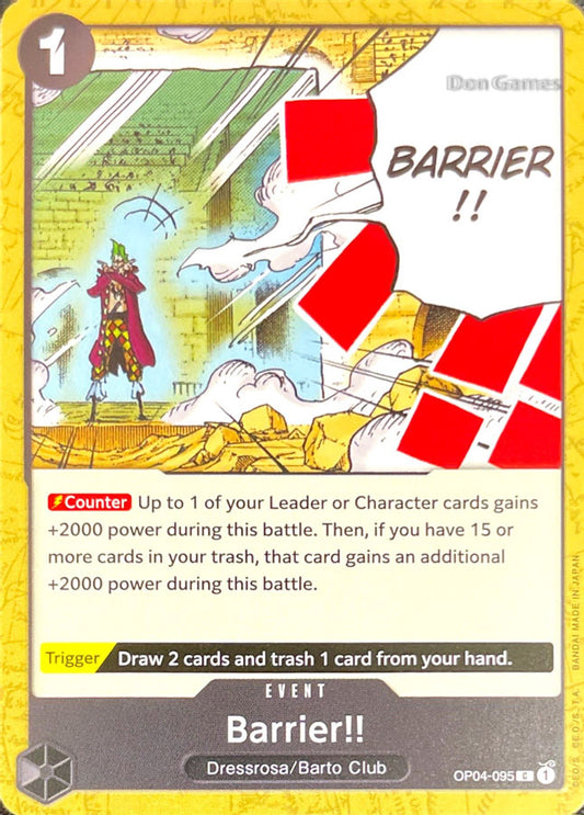 OP04-095 Barrier!! Event Card