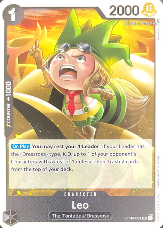 OP04-091 Leo Character Card