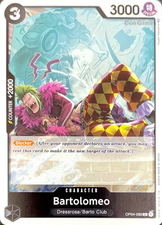 OP04-089 Bartolomeo Character Card