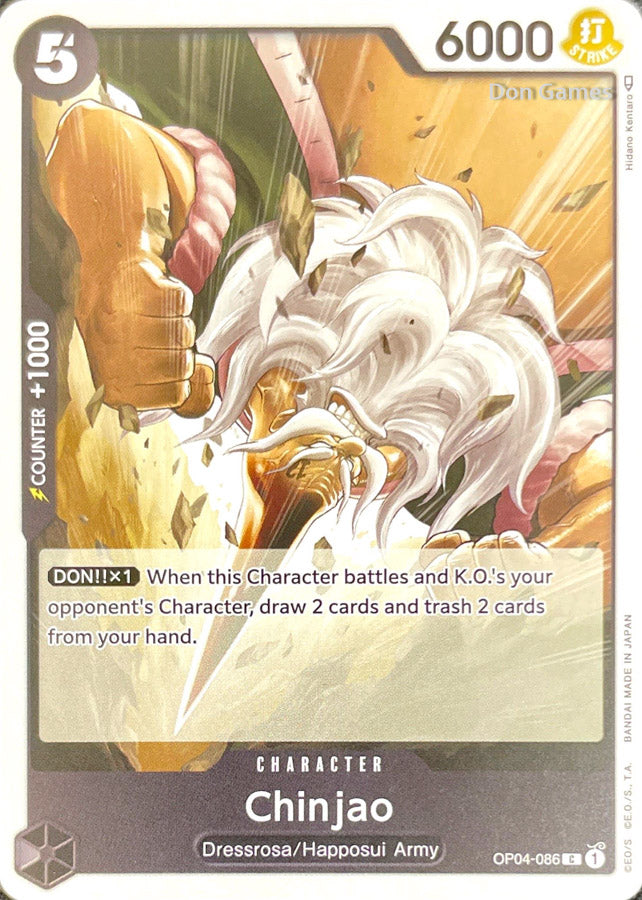 OP04-086 Chinjao Character Card