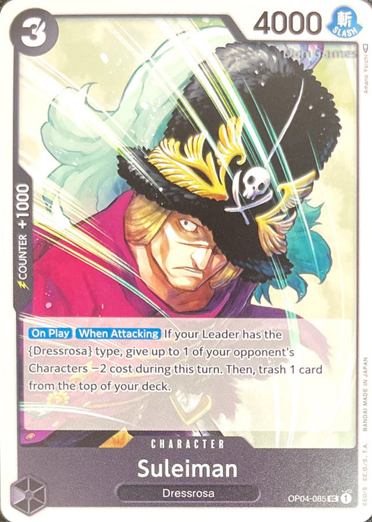 OP04-085 Suleiman Character Card