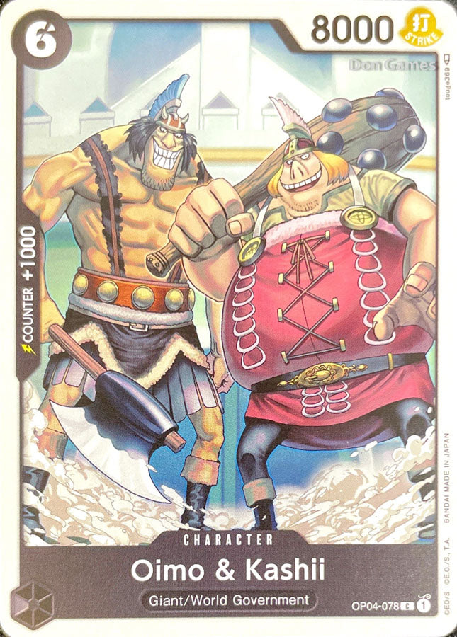 OP04-078 Oimo & Kashii Character Card