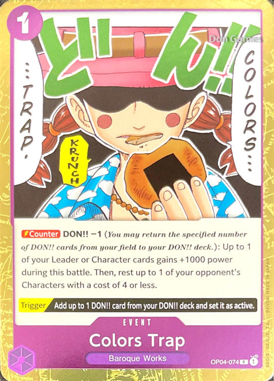 OP04-074 Colors Trap Event Card