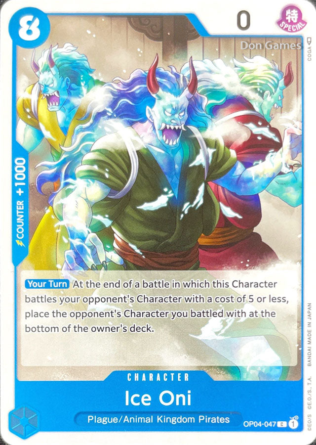 OP04-047 Ice Oni Character Card