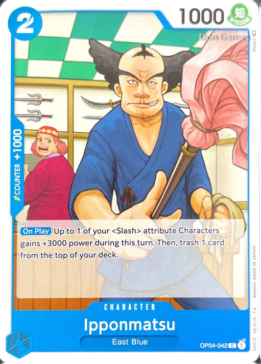 OP04-042 Ipponmatsu Character Card