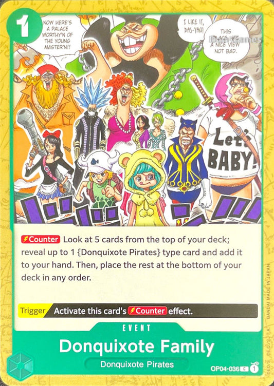 OP04-036 Donquixote Family Event Card