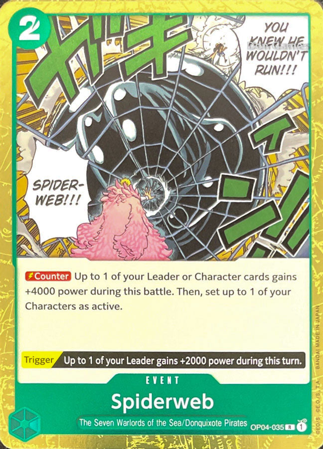 OP04-035 Spiderweb Event Card