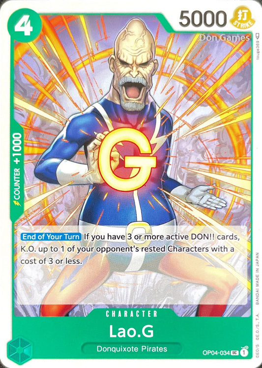 OP04-034 Lao. G Character Card