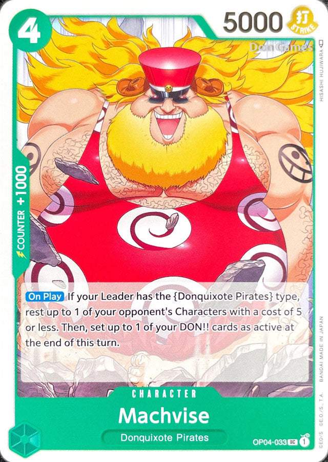 OP04-033 Machvise Character Card