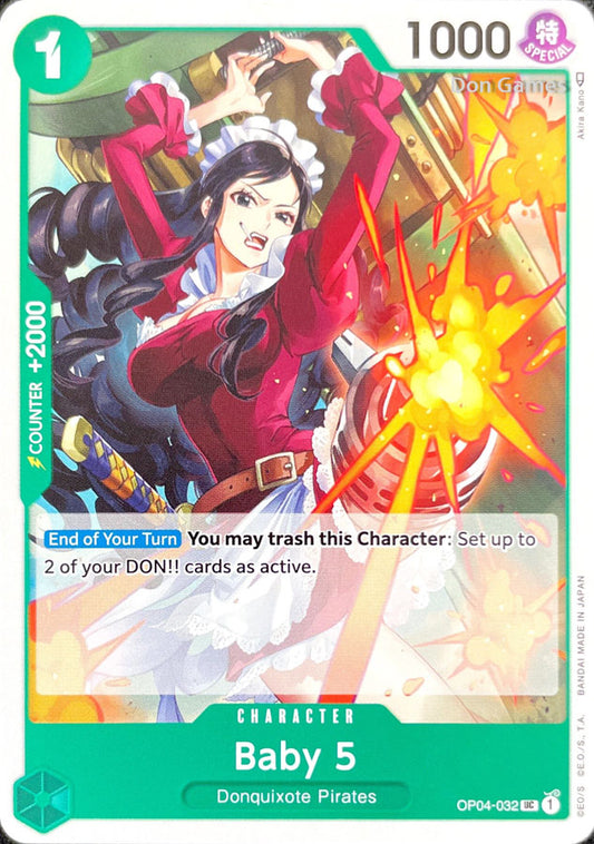 OP04-032 Baby 5 Character Card