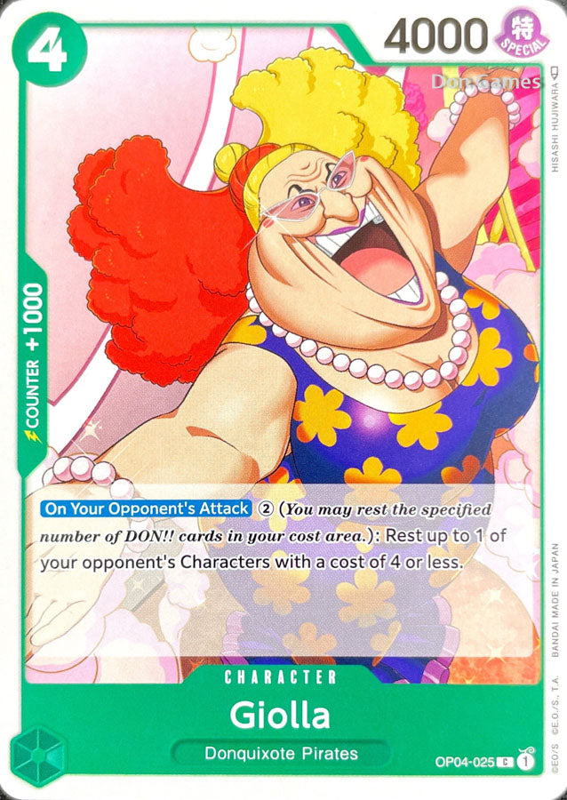 OP04-025 Giolla Character Card