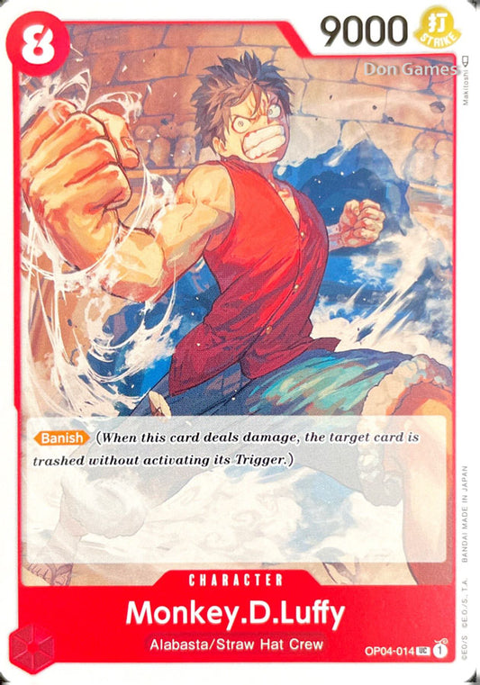 OP04-014 Monkey. D. Luffy Character Card