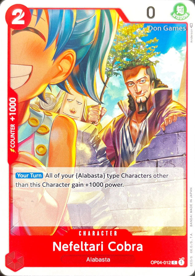 OP04-012 Nefeltari Cobra Character Card