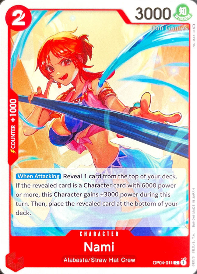 OP04-011 Nami Character Card