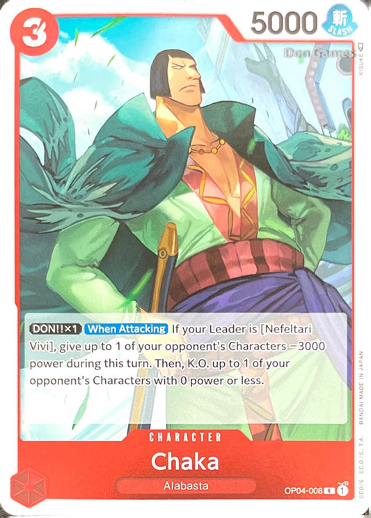 OP04-008 Chaka Character Card