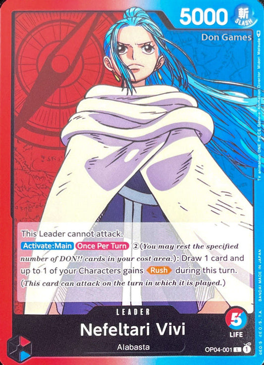 OP04-001 Nefeltari Vivi Leader Card