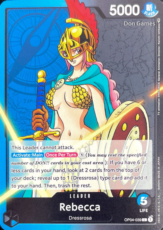 OP04-039 Rebecca Leader Card