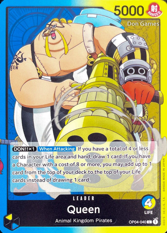 OP04-040 Queen Leader Card