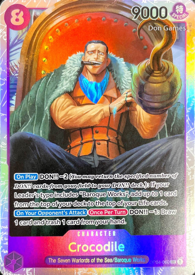 OP04-060 Crocodile Character Card