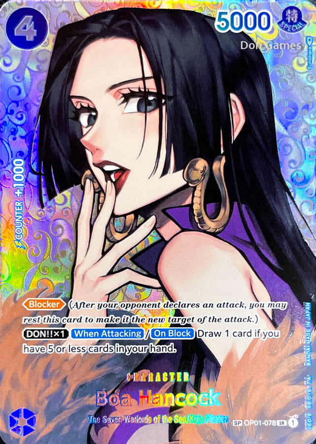 OP01-078 Boa Hancock Character Card Special Alternate Art