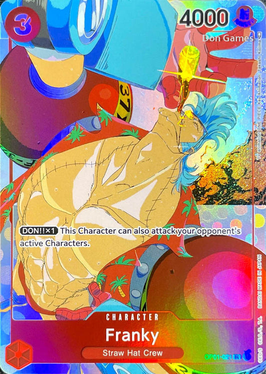 OP01-021 Franky Character Card Gift Collection Alternate Art