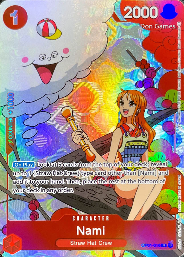 OP01-016 Nami Character Card Gift Collection Alternate Art