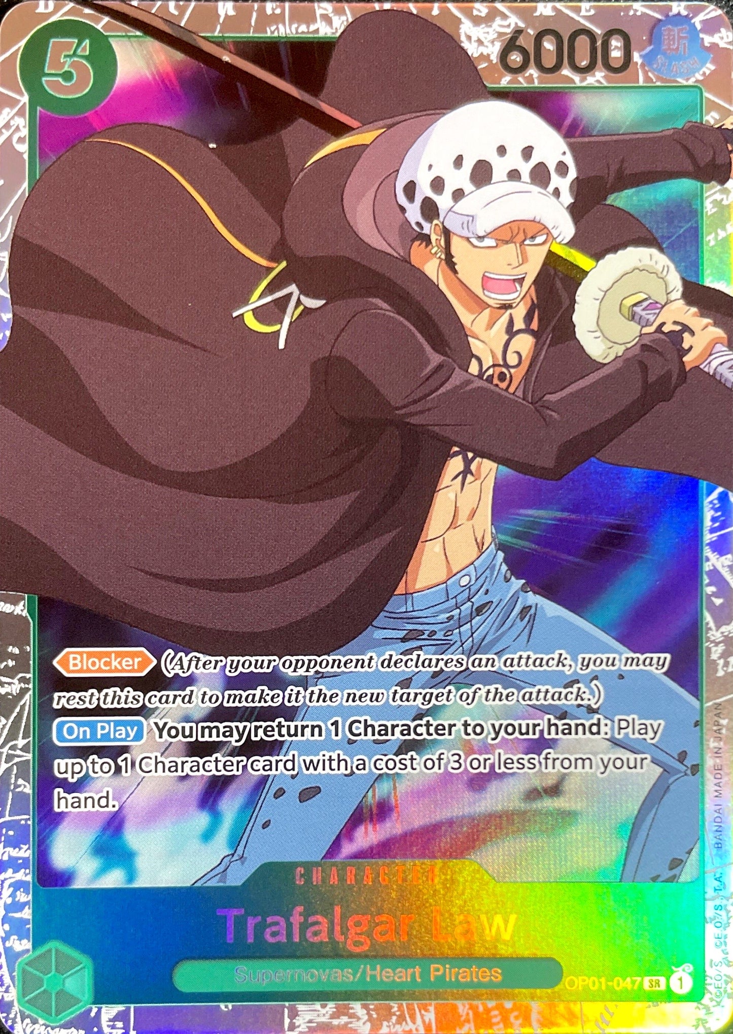 OP01-047 Trafalgar Law Character Card