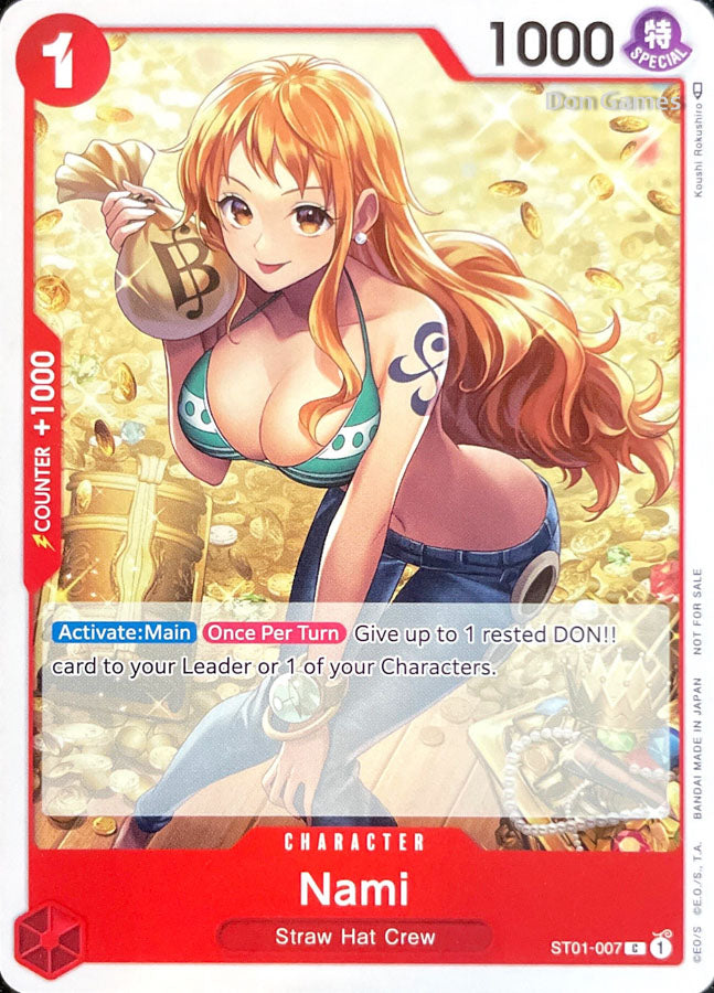 ST01-007 Nami Character Card Alternate Art Promo