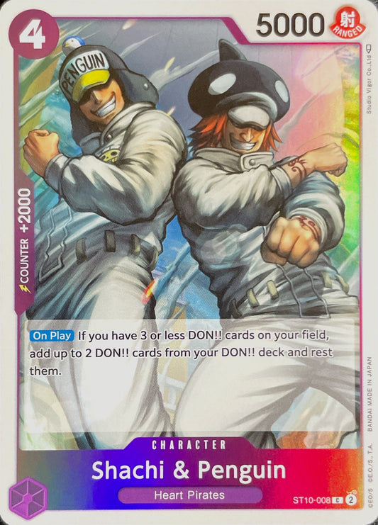 ST10-008 Shachi & Penguin Character Card