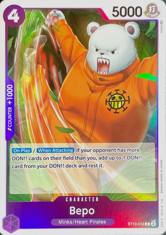 ST10-012 Bepo Character Card