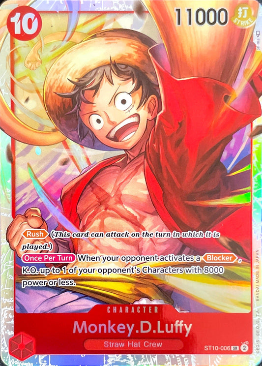 ST10-006 Monkey. D. Luffy Character Card