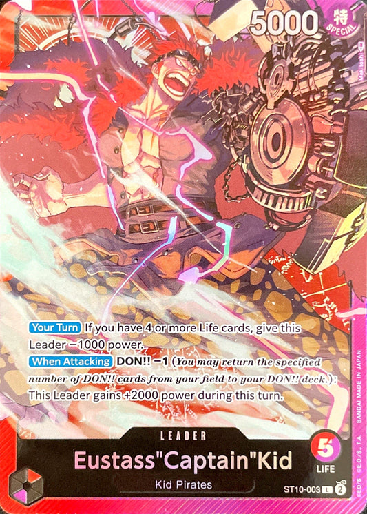 ST10-003 Eustass" Captain" Kid Leader Card