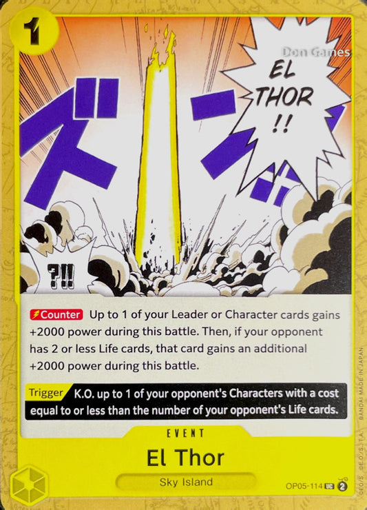 OP05-114 El Thor Event Card