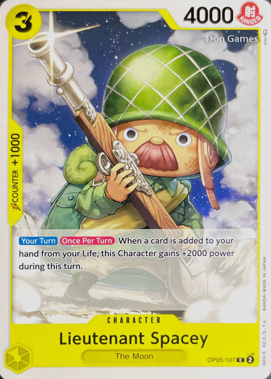 OP05-107 Lieutenant Spacey Character Card