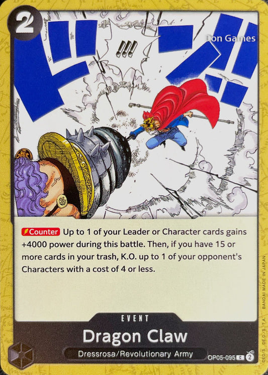 OP05-095 Dragon Claw Event Card