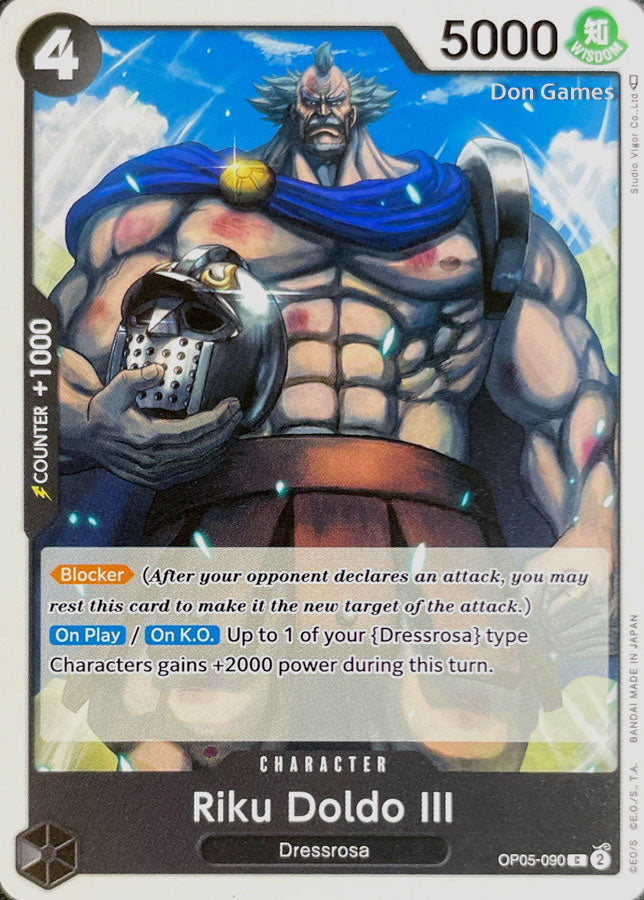 OP05-090 Riku Doldo III Character Card