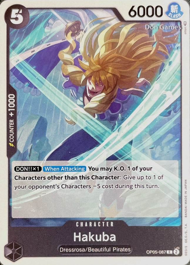 OP05-087 Hakuba Character Card