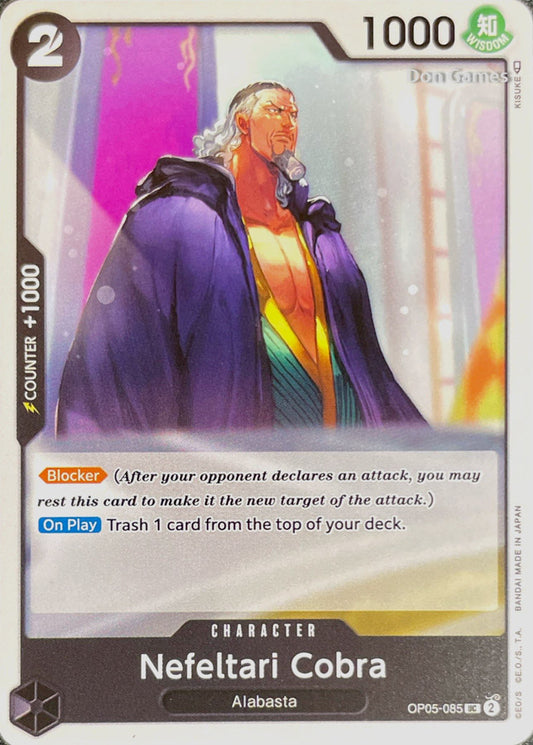 OP05-085 Nefeltari Cobra Character Card