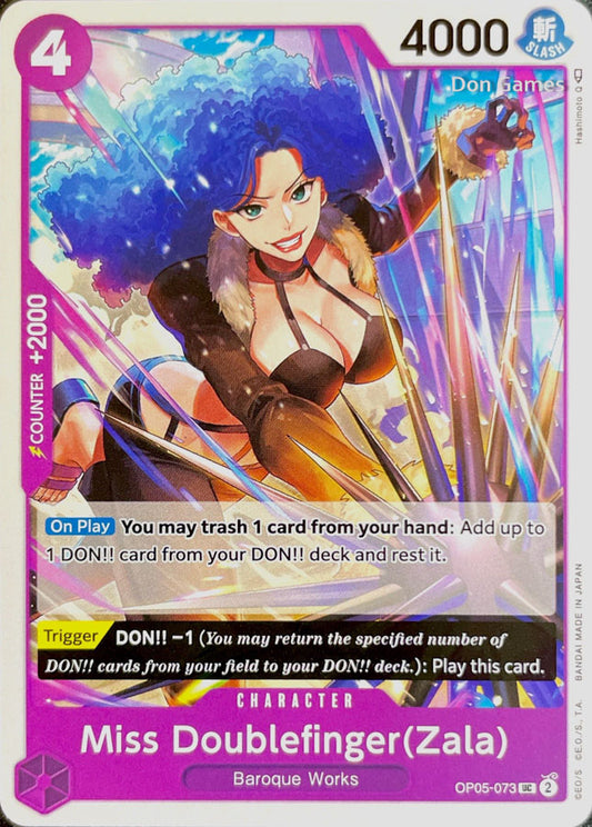 OP05-073 Miss Doublefinger (Zala) Character Card