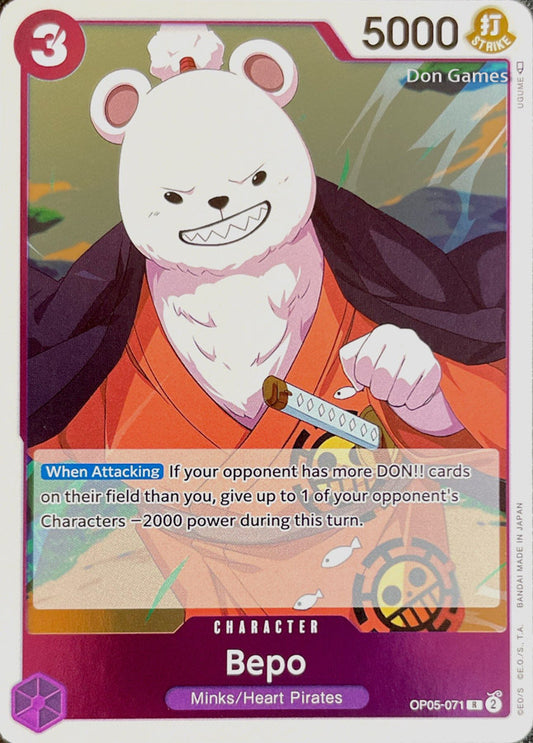 OP05-071 Bepo Character Card