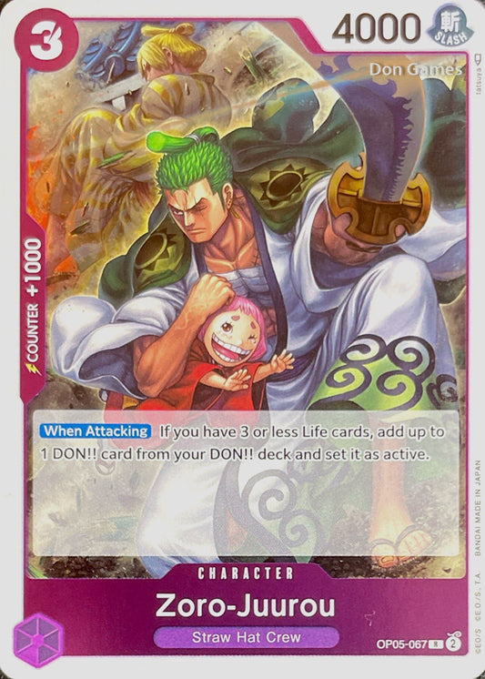 OP05-067 Zoro-Juurou Character Card