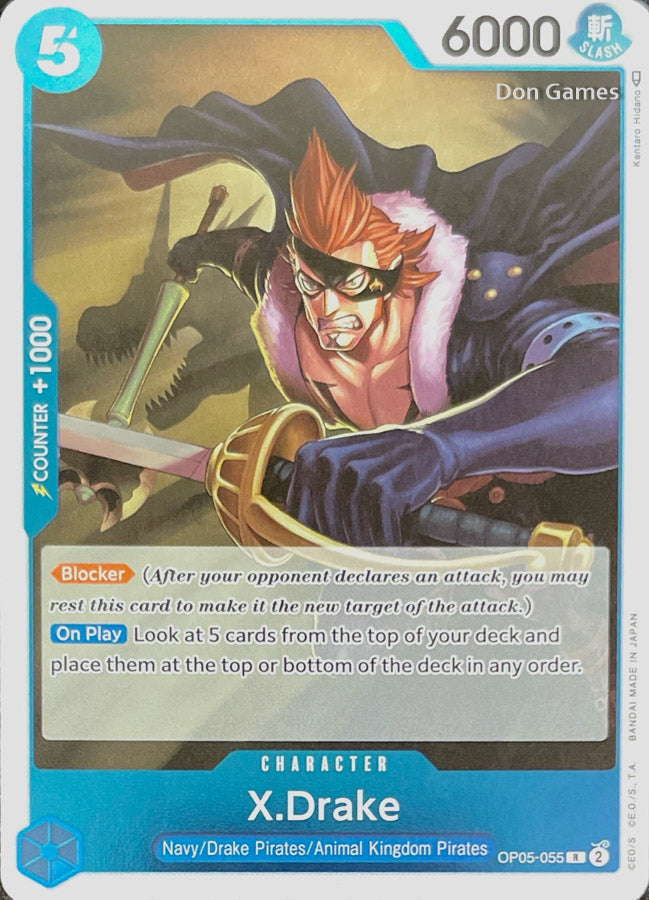 OP05-055 X.Drake Character Card – Don Games