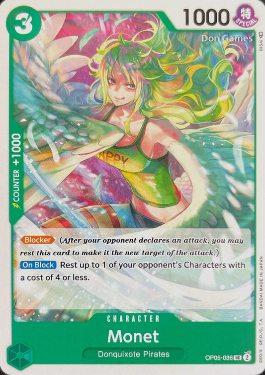 OP05-036 Monet Character Card