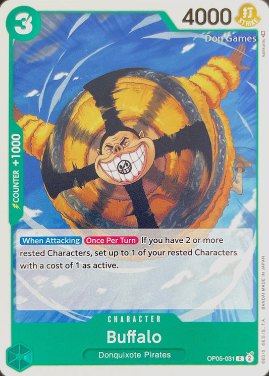 OP05-031 Buffalo Character Card