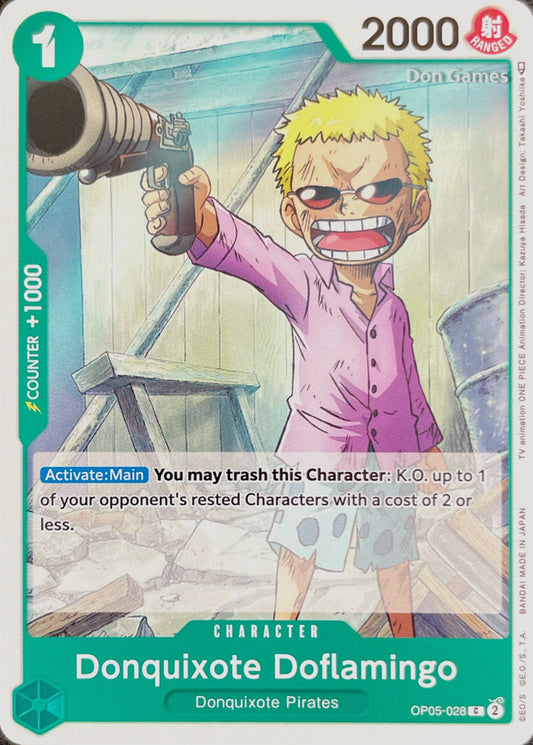 OP05-028 Donquixote Doflamingo Character Card