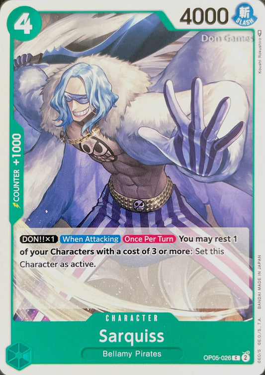 OP05-026 Sarquiss Character Card