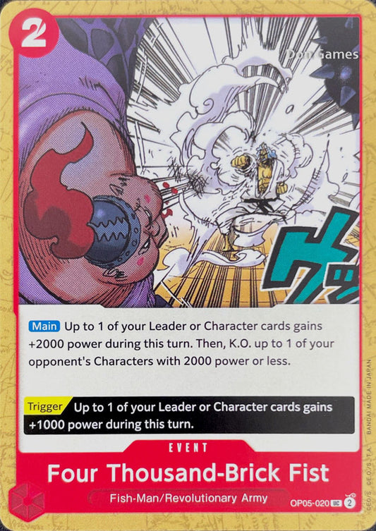 OP05-020 Four Thousand-Brick Fist Event Card