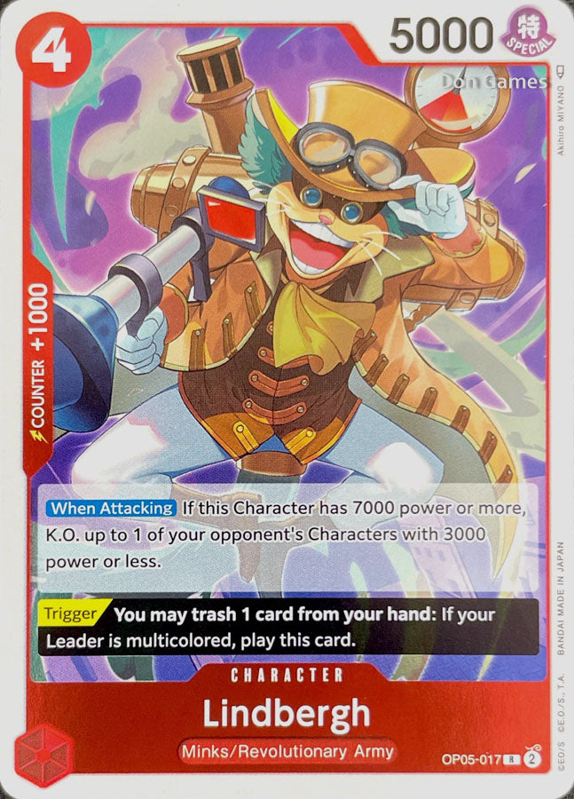 OP05-017 Lindbergh Character Card